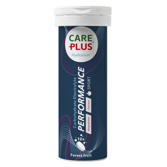 Care Plus Carbohydrate Electrolyte Performance bruistablet - Forest Fruit - 12 stuks
